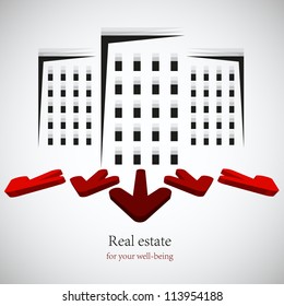 vector real estate background. Eps10