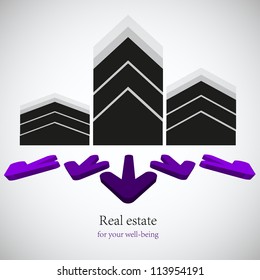 vector real estate background. Eps10