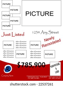 Vector Real Estate Flyer Template