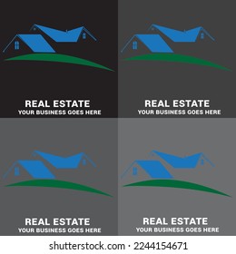 Plantilla de diseño del logotipo del hogar del sector inmobiliario