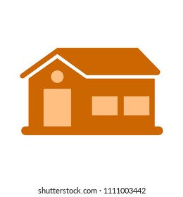 vector real estate house concept. construction design - property building illustration