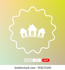 Vector Real Estate icon, vector