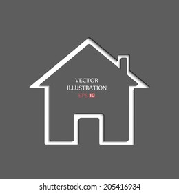 Vector real estate icon background. Eps10