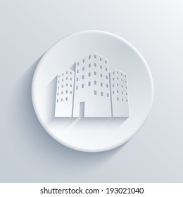 vector real estate icon. Eps 10 illustration