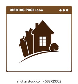 Vector Real Estate , icon for the landing page