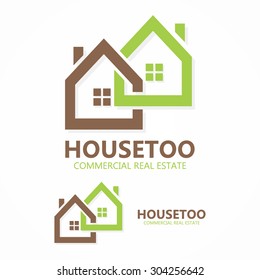 Vector real estate logo or icon