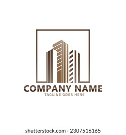 Logo de Vector Real Estate Logotipo de lujo Inmobiliario Resumen 