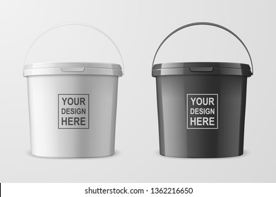 Download Plastic Bucket Mockup Hd Stock Images Shutterstock