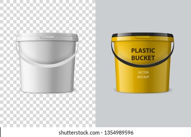 Download Plastic Bucket Mockup Hd Stock Images Shutterstock