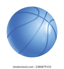 Vector realistic basket ball on white background
