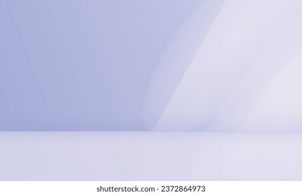 Fondo azul vectorial realista para la presentación del producto ilustración vectorial del color de melocotón claro espacio vacío.