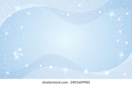 Vector realistic blue and silver background.