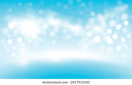 Vector realistic bokeh background design.