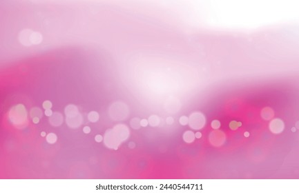 diseño de fondo bokeh vectorial realista.