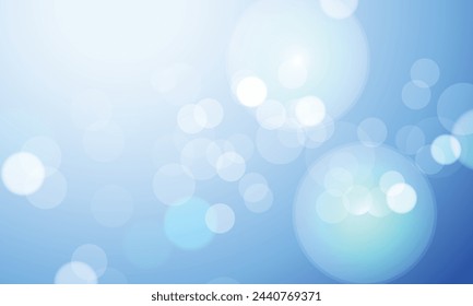 diseño de fondo bokeh vectorial realista.