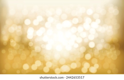diseño de fondo bokeh vectorial realista.