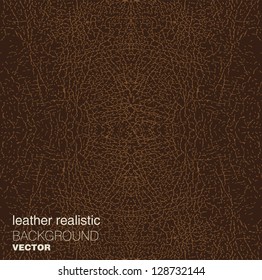 vector realistic brown leather texture