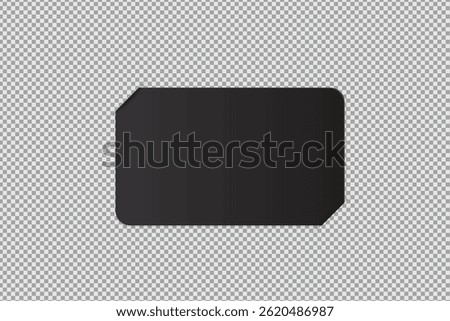 Vector realistic business card mockup template isolated. Empty design for presentation branding, corporate, stationery, document, ads, game card or note cards, greeting card, invitation, credit card