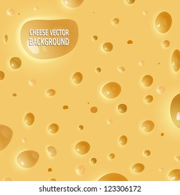 Vector realistic cheese background