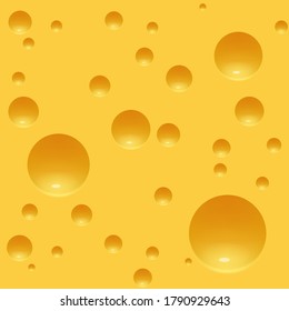 Vector realistic cheese background. Texture of cheese
