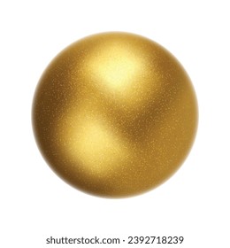 Vector realistic christmas ball on white background.