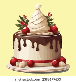 Vektorrealistische Weihnachtsschokoladensammlung