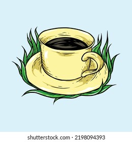 vector realistic coffee cup. There are VARIETY of coffee things in my portfolio Please, take a look
