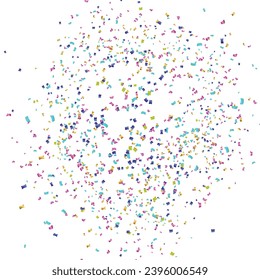 Vector realistic colorful confetti background concept design