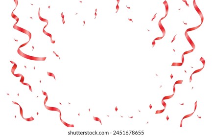 vector realistic confetti background design