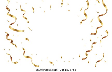 vector realistic confetti background design