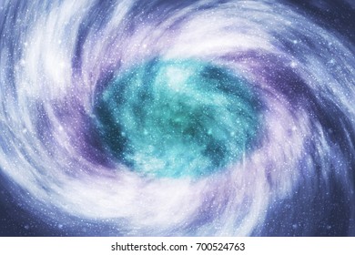 Vector realistic cosmic galaxy background. Concept of space, nebula and cosmos.