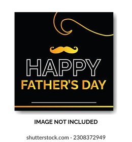 vector realistic father's day instagram posts collection,father's day illustration