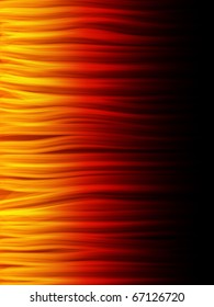 Vector - Realistic Fire Flames. Color and forms are editable.
