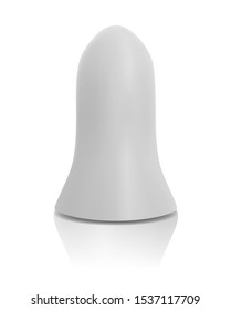 Vector realistic foam ear plug