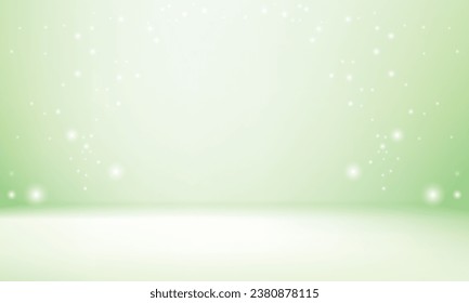 Vector realistic green background for product presentation vector illustration
