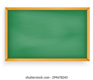 Vector Realistic Green School Chalkboard Blackboard Stock Vector ...