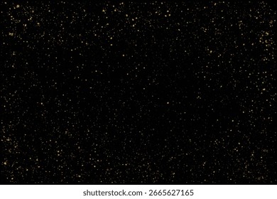 Vector realistic grunge texture gold glitter frame background design