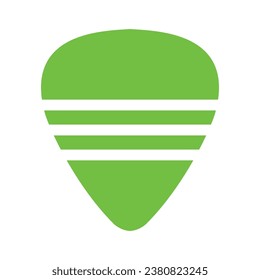 vector realistic guitar picks pattern with color vector icon isolated on white background