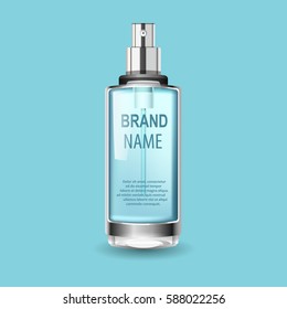 Vector realistic illustration. Body care, skin protect, natural product