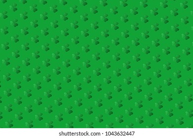 Vector realistic isolated background with  clover layer design for decoration and covering. Concept of Happy Saint Patrick's Day.