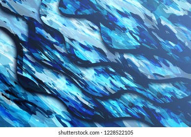 Vector realistic isolated blue marble abstract background for template decoration and layout covering.