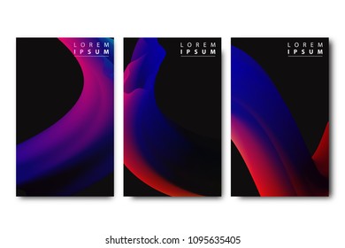 Vector realistic isolated brochure with marble and liquid cover for decoration on the white background.