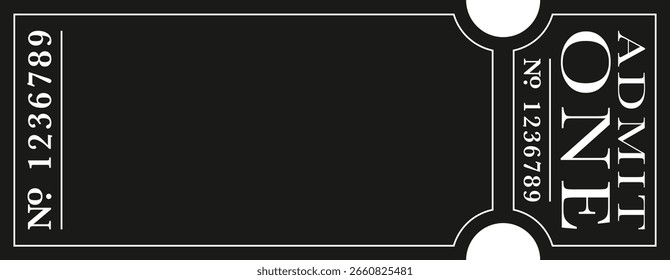 Plantilla de boletos de cine aislado realista Vector