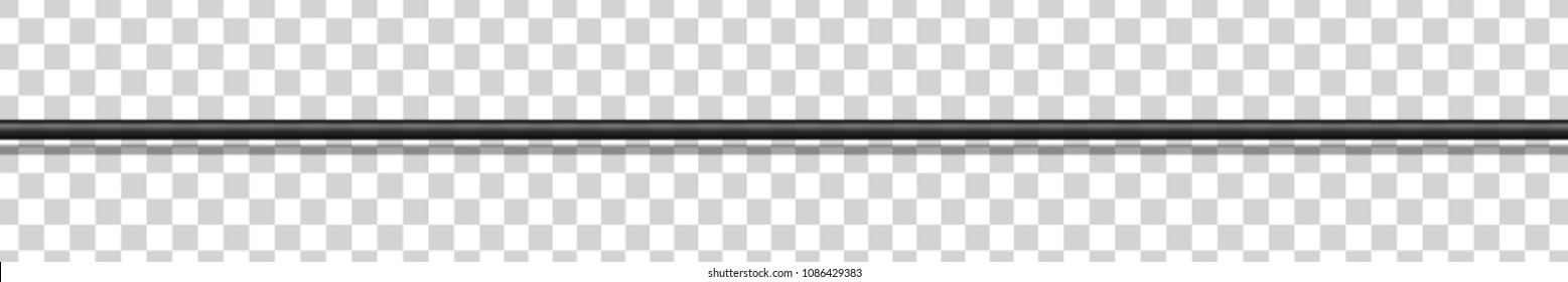 Vector realistic isolated electrical cable for decoration and covering on the transparent background. Concept of flexible network wires, electronics and connection.