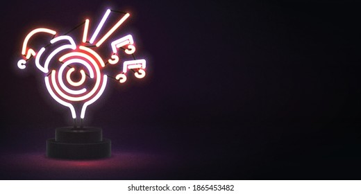 Vector realistic isolated neon sign of Christmas Party flyer logo for template decoration and invitation promo. Concept of Merry Christmas and Happy New Year.
