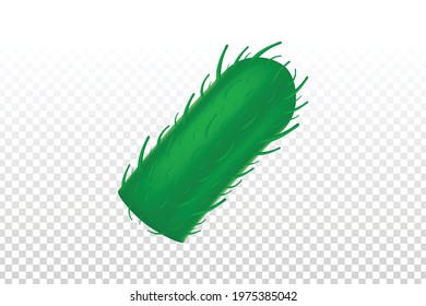 Vector realistic isolated Rabies on the transparent background.