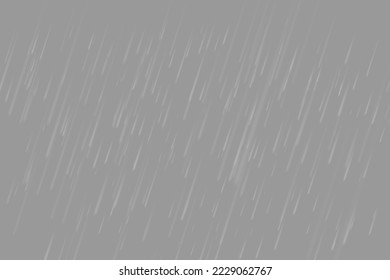 Vector realistic isolated water rain on the transparent background for decoration and covering.