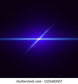 Vector realistic light lens flares, highlight. Lighting effects. Vector illustration.