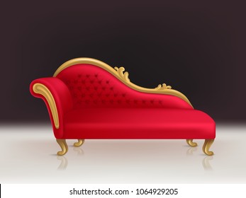 Vintage Couch Isolated Images Stock Photos Vectors