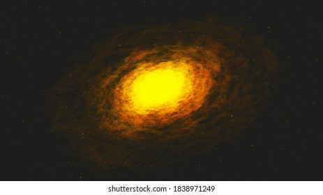 Vector Realistic Milky Way spiral on galaxy background,Universe and starry concept design.